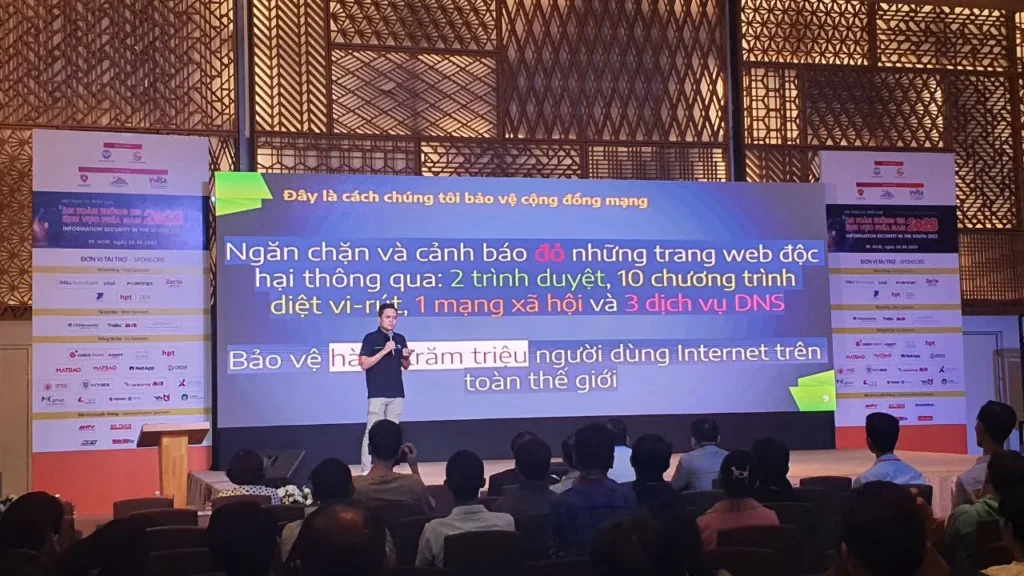 Đồng hành cùng Chống Lừa Đảo tham dự Hội thảo & Triển lãm An toàn thông tin khu vực phía Nam 2023