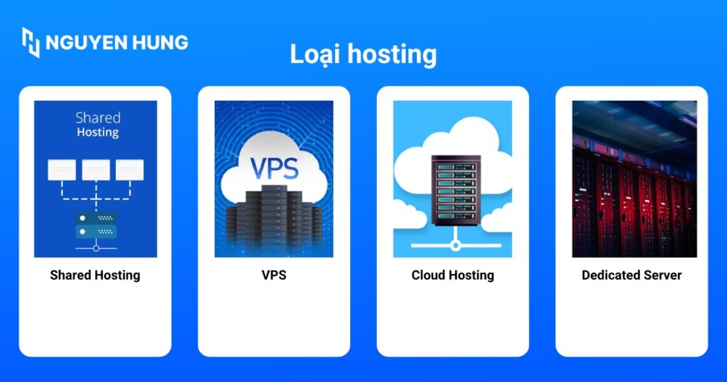 Sự khác biệt cơ bản giữa các loại hosting cũng là lý do chính gây chênh lệch giá thuê hosting