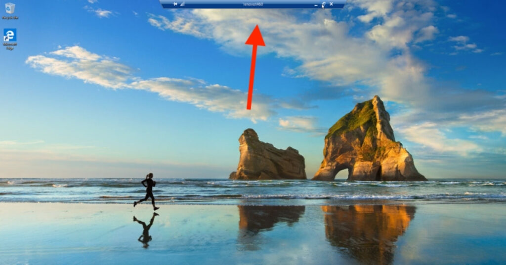 Nếu mọi thao tác chính xác, bạn sẽ thấy màn hình Desktop của VPS Windows hiện ra