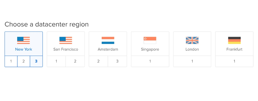 Chọn trung tâm dữ liệu