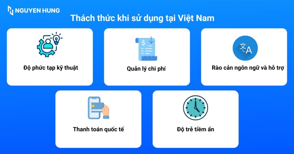 Thách thức khi sử dụng google cloud hosting tại Việt Nam