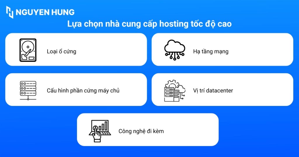 Lựa chọn nhà cung cấp hosting tốc độ cao