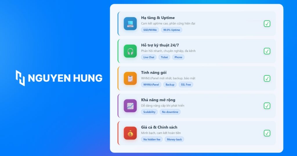 Kinh nghiệm chọn nhà cung cấp reseller hosting
