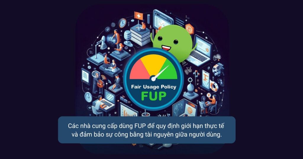 Hosting không giới hạn luôn đi kèm chính sách sử dụng hợp lý