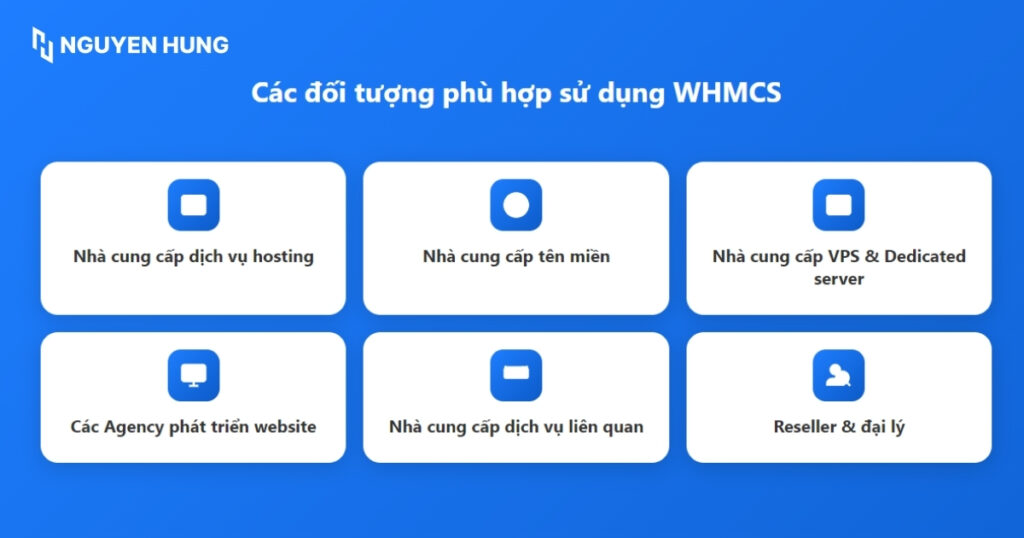 WHMCS phù hợp với nhiều đối tượng người dùng