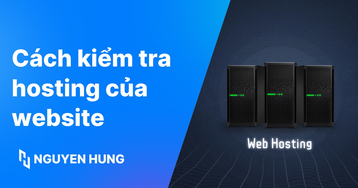 Cách kiểm tra hosting của website: IP, nameserver, vị trí