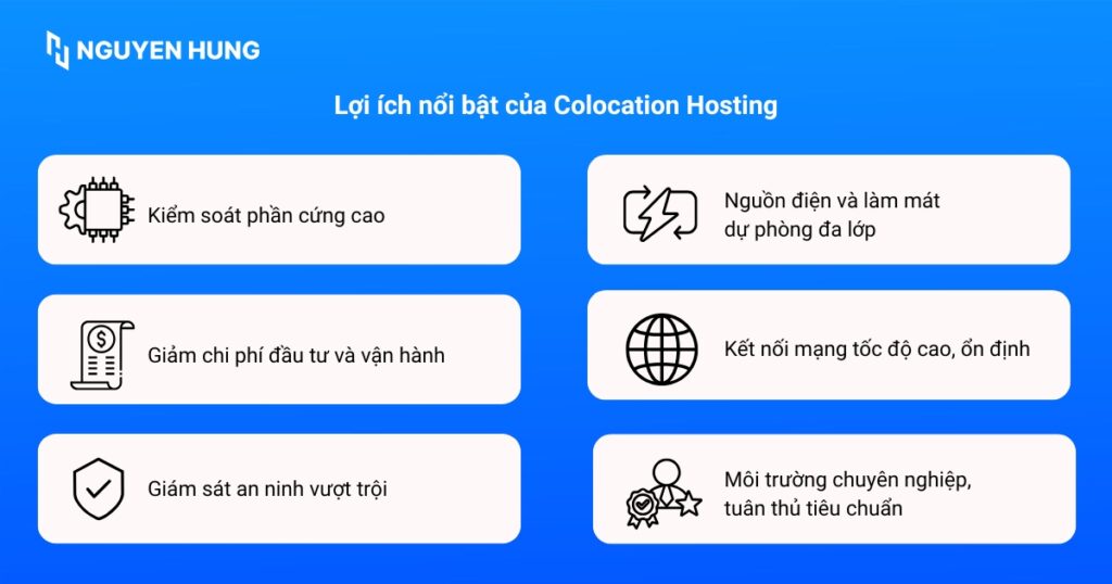 Lợi ích nổi bật của Colocation Hosting
