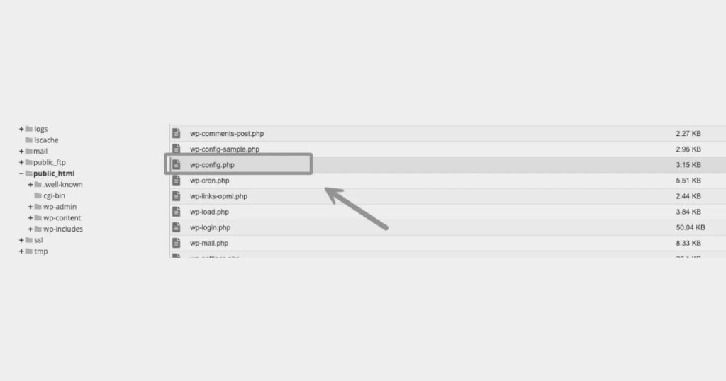 Xác định tệp cấu hình kết nối database của websiteXác định tệp cấu hình kết nối database của website