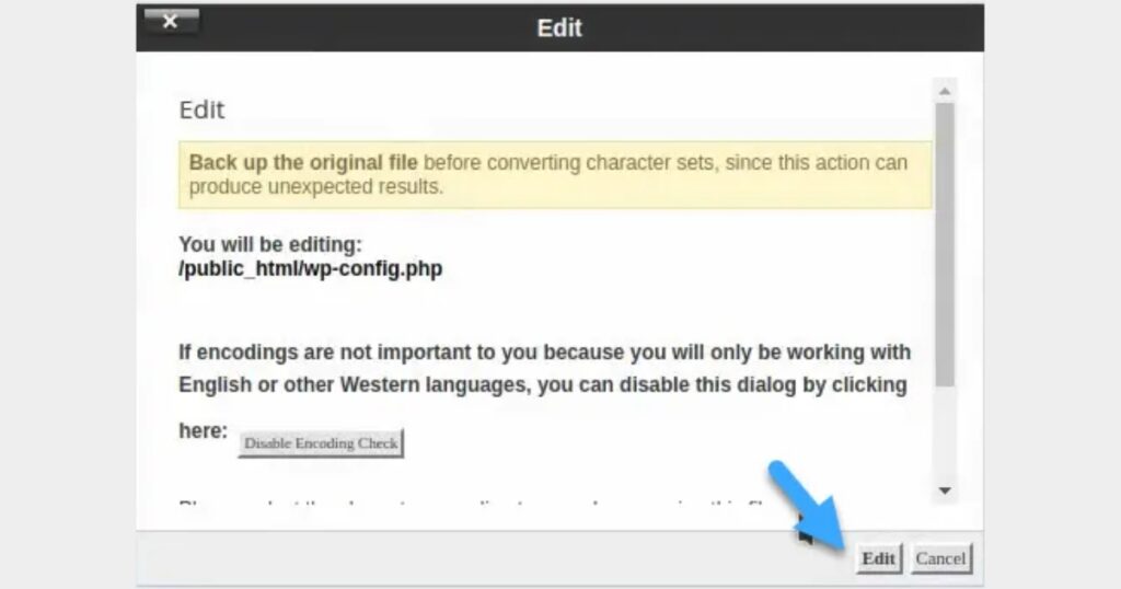 Nhấn Edit hoặc Code Editor