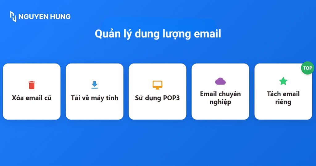 Quản lý dung lượng email