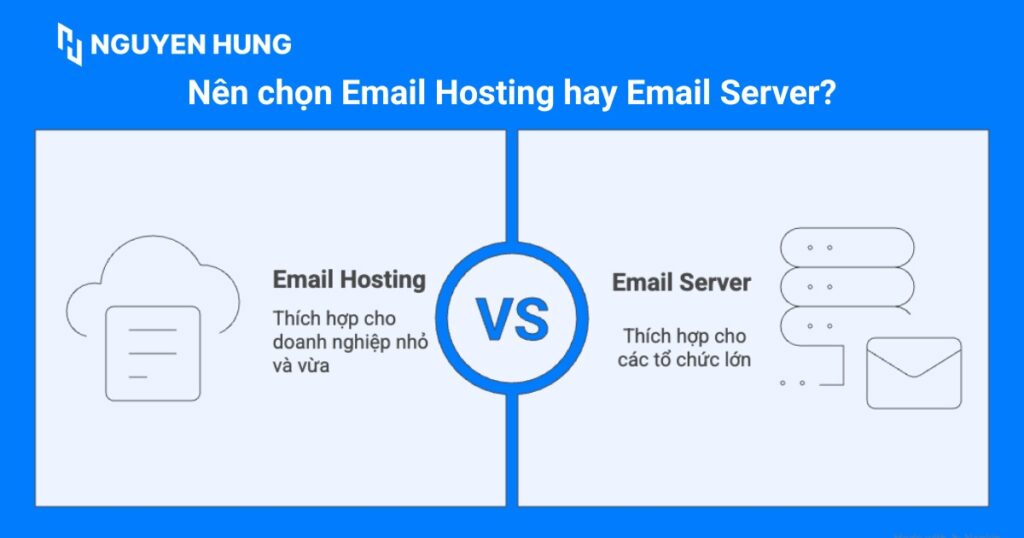 Trường hợp nên chọn Email Hosting và Email Server