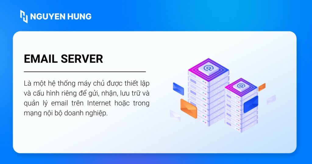 Email server hay còn gọi là mail server, máy chủ thư điện tử