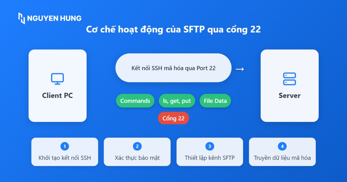 SFTP là gì? Tổng hợp kiến thức cần biết về giao thức SFTP