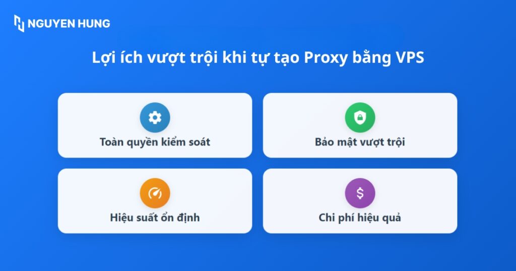 Tại sao nên tự tạo proxy riêng bằng VPS?