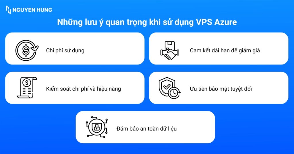Những lưu ý quan trọng khi sử dụng VPS Azure