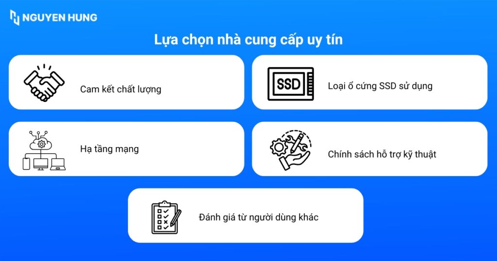 Lựa chọn nhà cung cấp uy tín