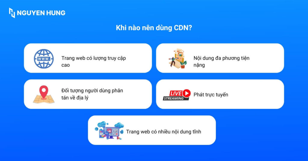 Khi nào nên dùng CDN?