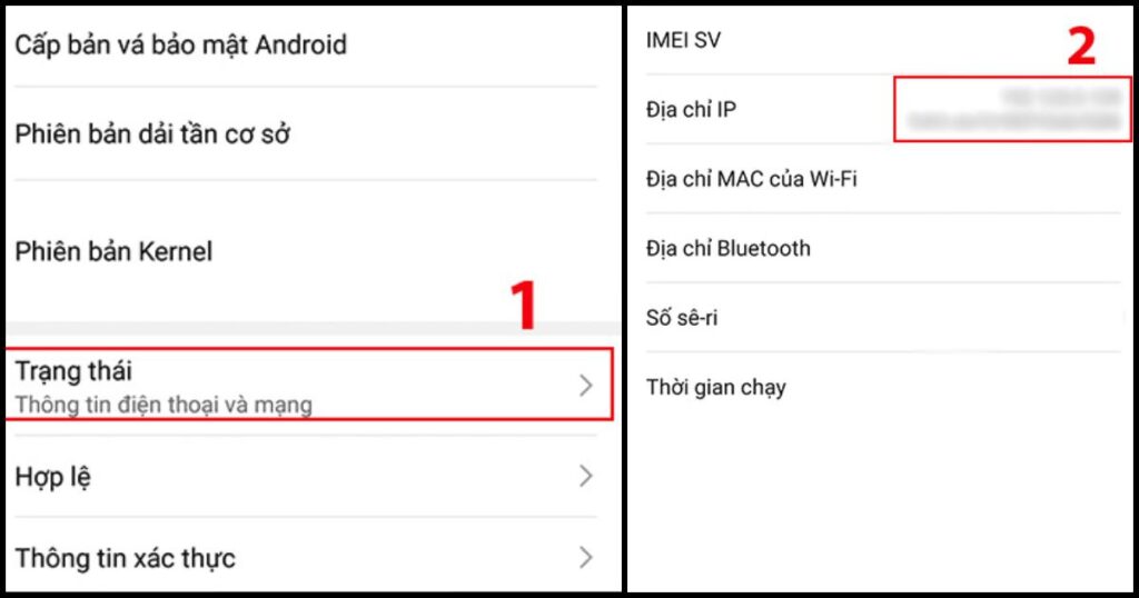 Bạn vào Cài đặt và chọn Giới thiệu