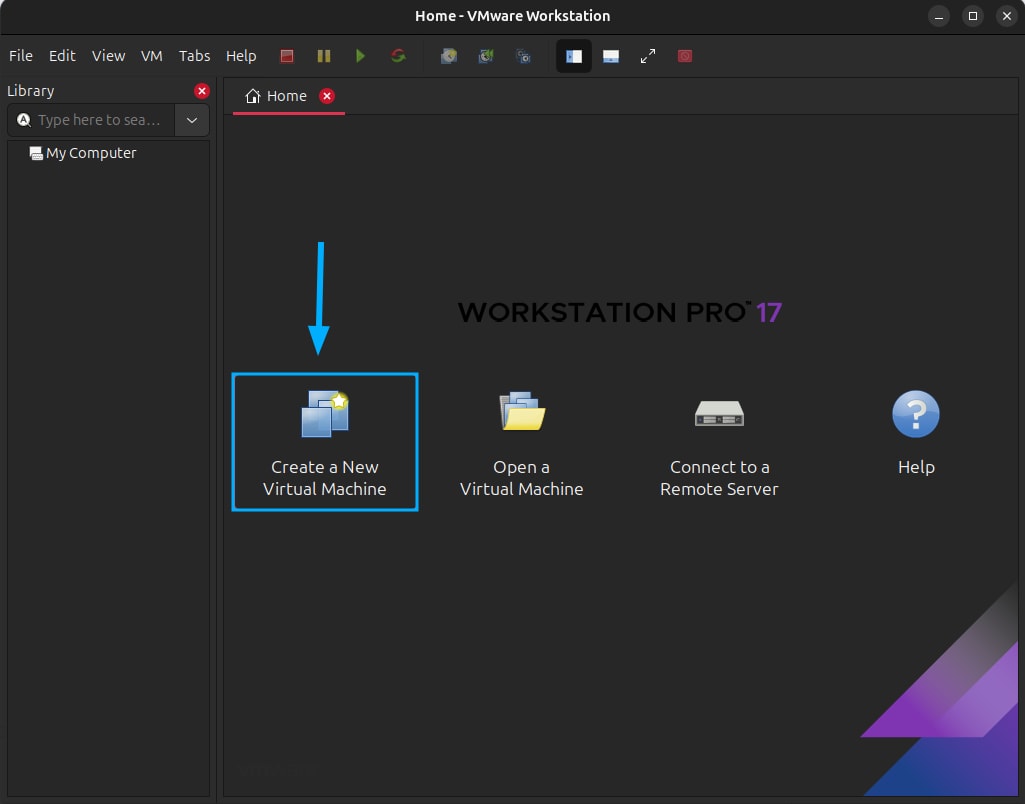Khởi tạo máy ảo