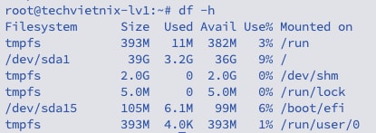 Kiểm tra dung lượng ổ đĩa trống