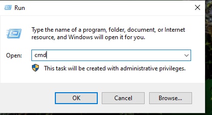 Nhấn tổ hợp phím Windows + R