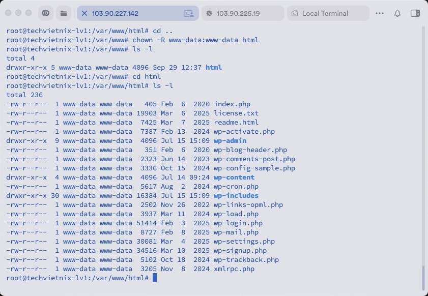 Phân quyền cho thư mục