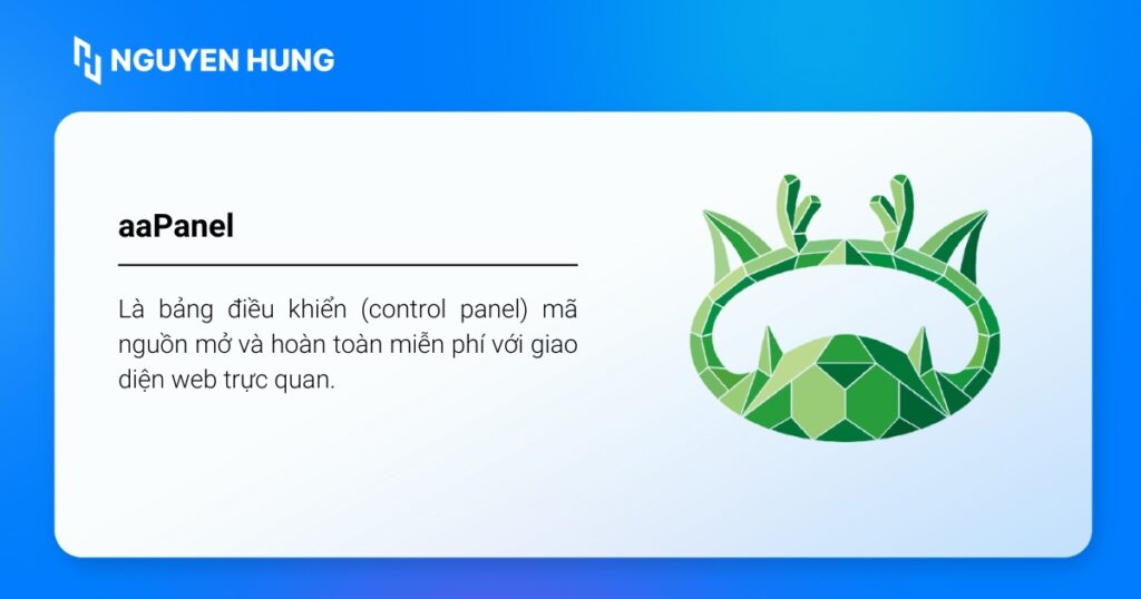 aaPanel là bảng điều khiển (control panel) mã nguồn mở