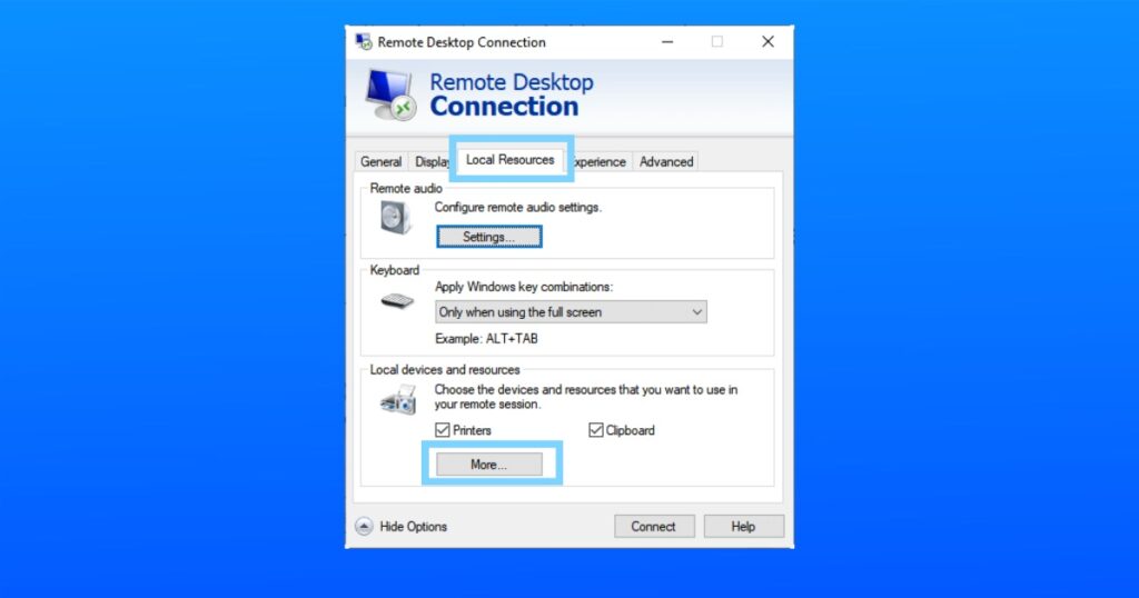 Bạn nhấn vào nút More….
