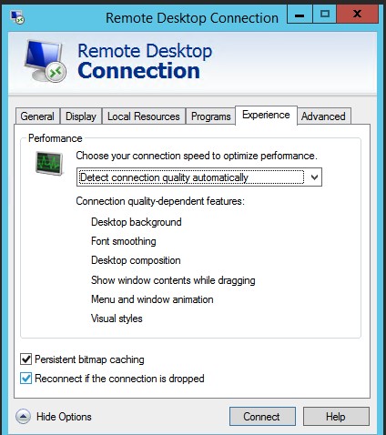 Cuối cùng bạn bỏ dấu tích ở ô Reconnect if the connection is dropped