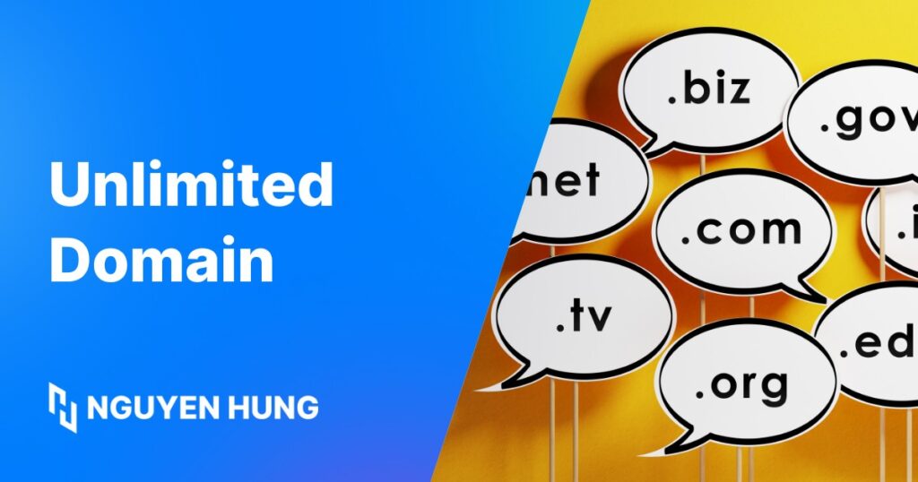 Unlimited Domain là gì? Toàn bộ thông tin bạn cần biết về hosting Unlimited Domain