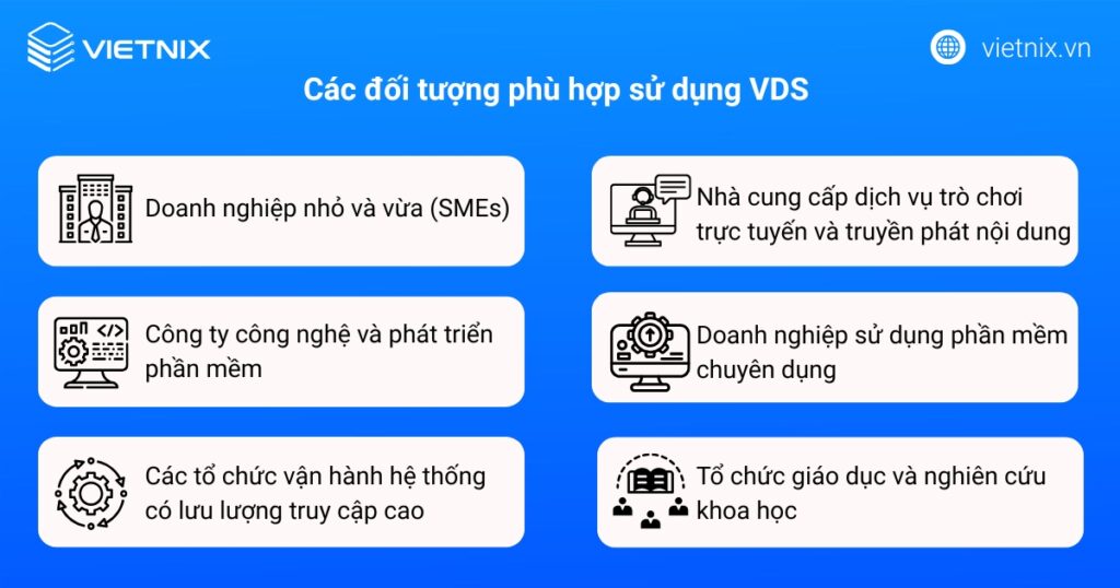 Các đối tượng phù hợp sử dụng VDS 