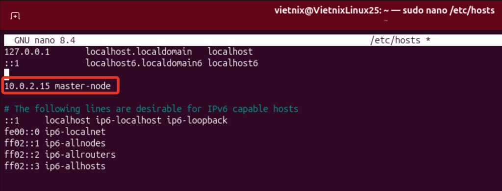 Đặt tên và cấu hình nhận diện cho node