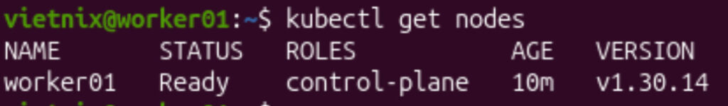 Kiểm tra trạng thái hoạt động của cụm