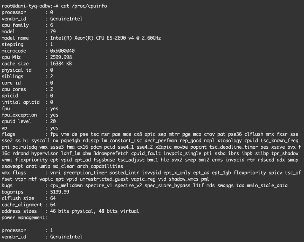 Kết quả hiển thị dữ liệu được lấy trực tiếp từ kernel
