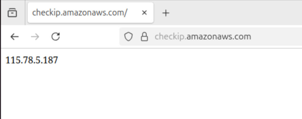 Sử dụng trình duyệt web để kiểm tra địa chỉ IP Public