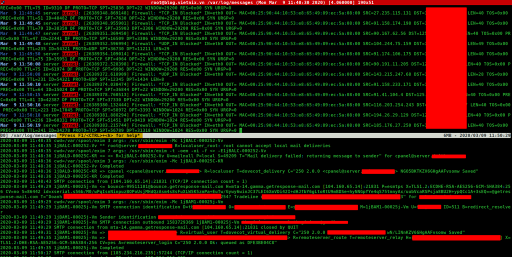 Chia màn hình theo chiều ngang (trên/dưới)