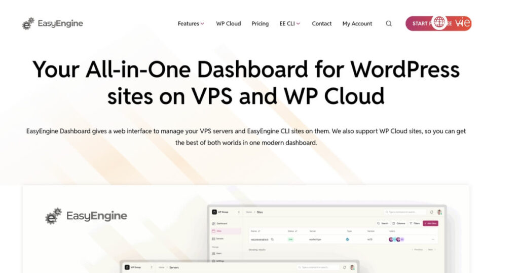 Trang web EasyEngine