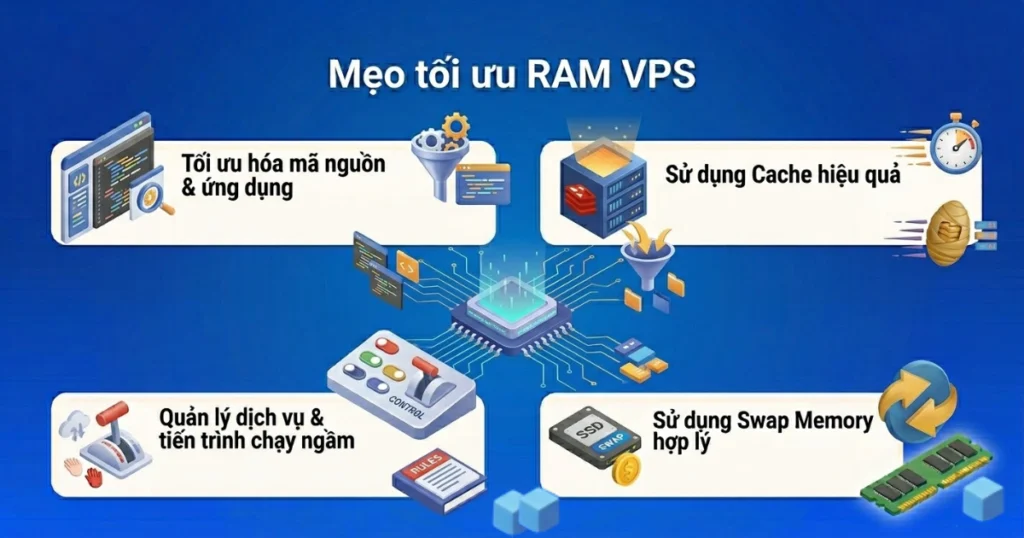 Các mẹo tối ưu RAM VPS để nâng cao hiệu suất và tiết kiệm chi phí