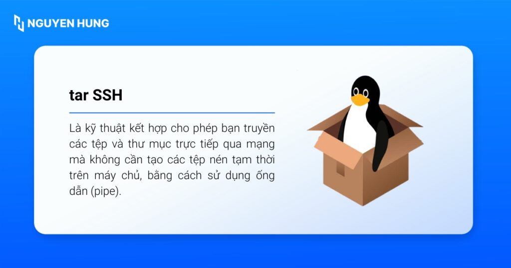 Khái niệm tar SSH