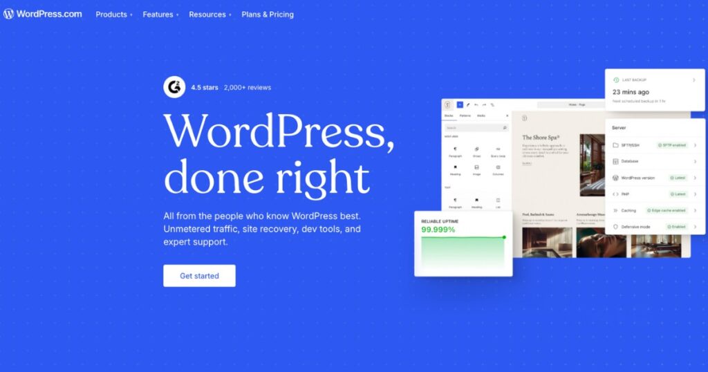 WordPress.com là phiên bản thương mại của mã nguồn mở WordPress