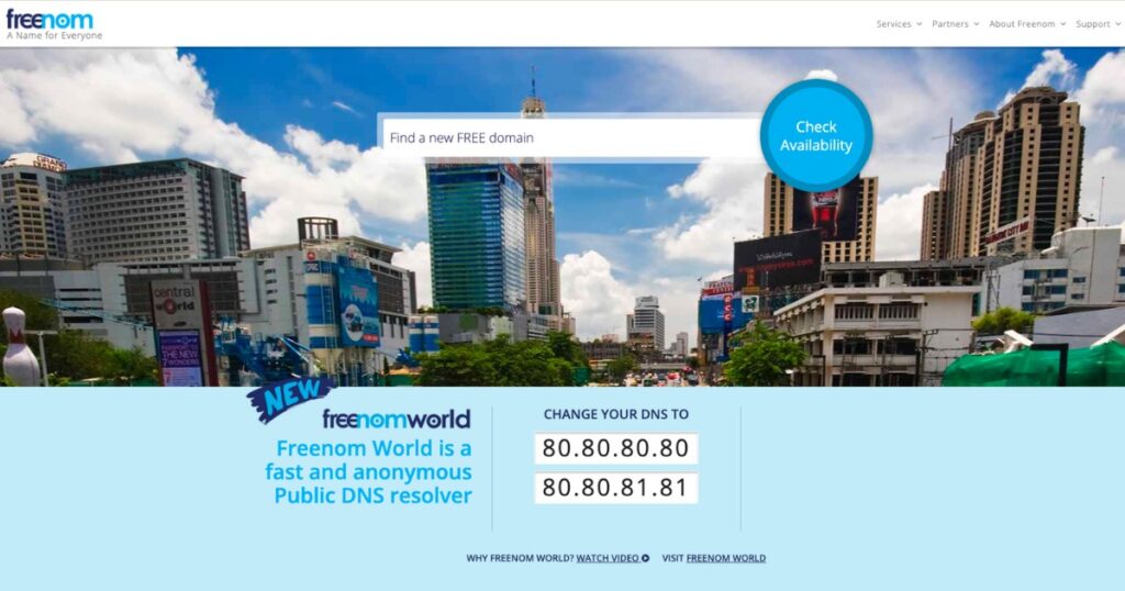 Freenom được biết đến là nhà cung cấp tên miền miễn phí lớn và phổ biến nhất trên thế giới