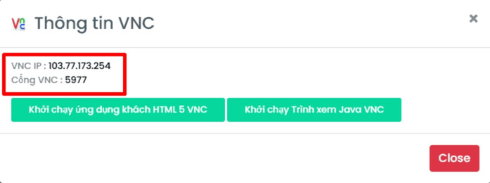 Tìm đến phần Thông tin máy chủ