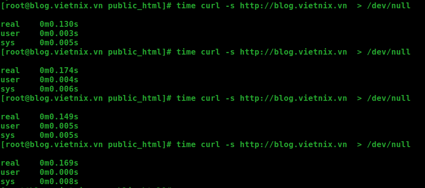 Kết quả sau khi nâng cấp server từ PHP 5.6 lên PHP 7.4