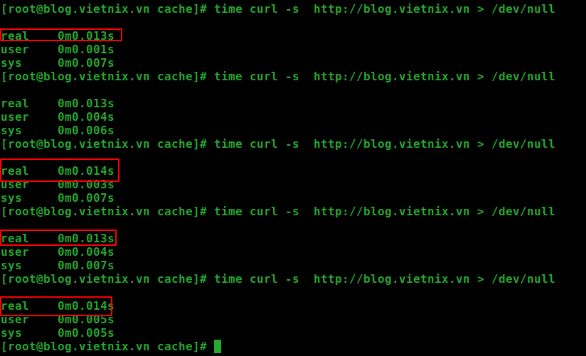 Sử dụng Nginx FastCGI Cache