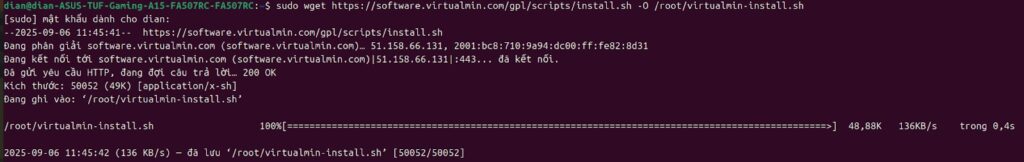 Tải về kịch bản cài đặt tự động