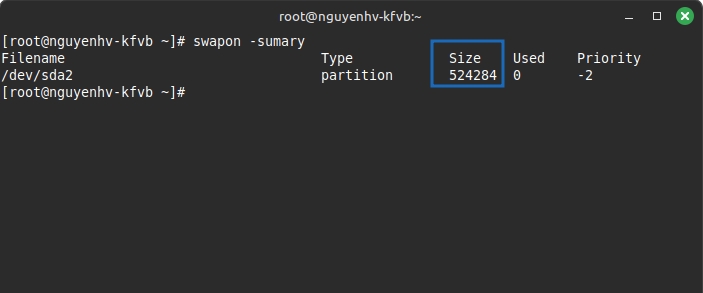 Kết quả sẽ hiển thị một bảng với các thông tin trên 
