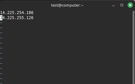 Đọc danh sách IP từ file