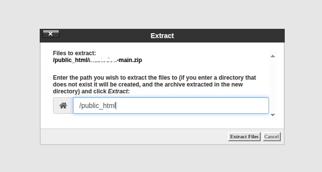 Sau đó bạn xác nhận và tiến hành extract