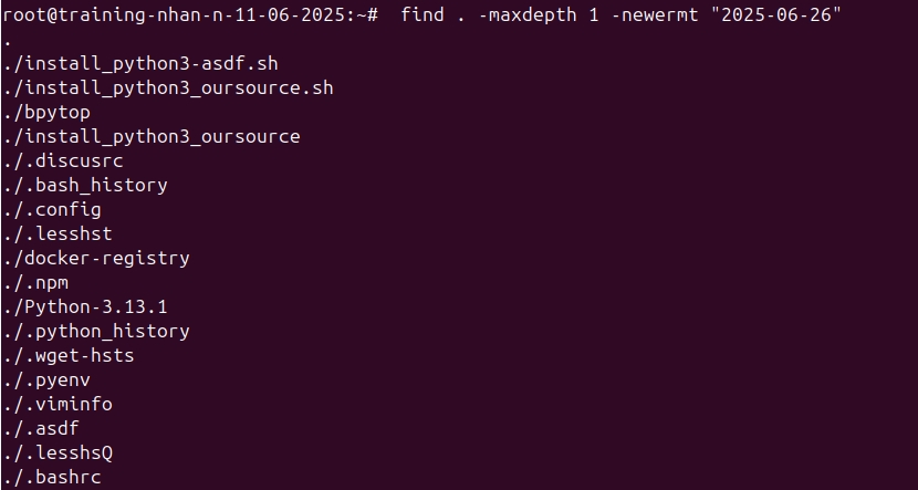 Định dạng đúng