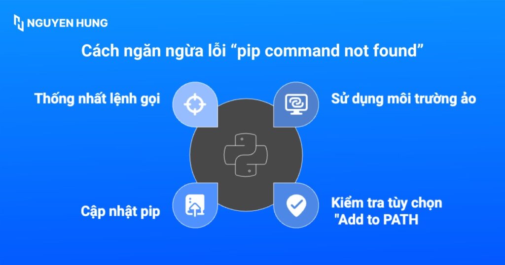Cách ngăn ngừa lỗi “pip command not found”